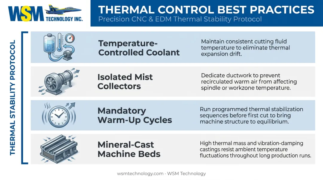 Four thermal stability best practices for sub-micron camshaft grinding process control