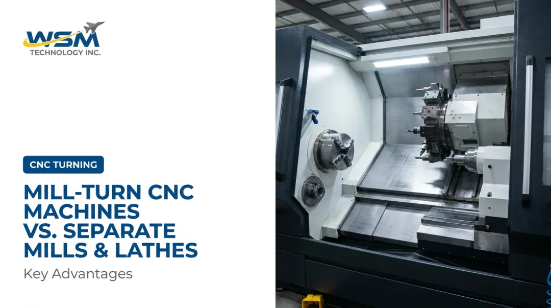 Mill-Turn CNC Machines vs. Separate Mills & Lathes: Key Advantages