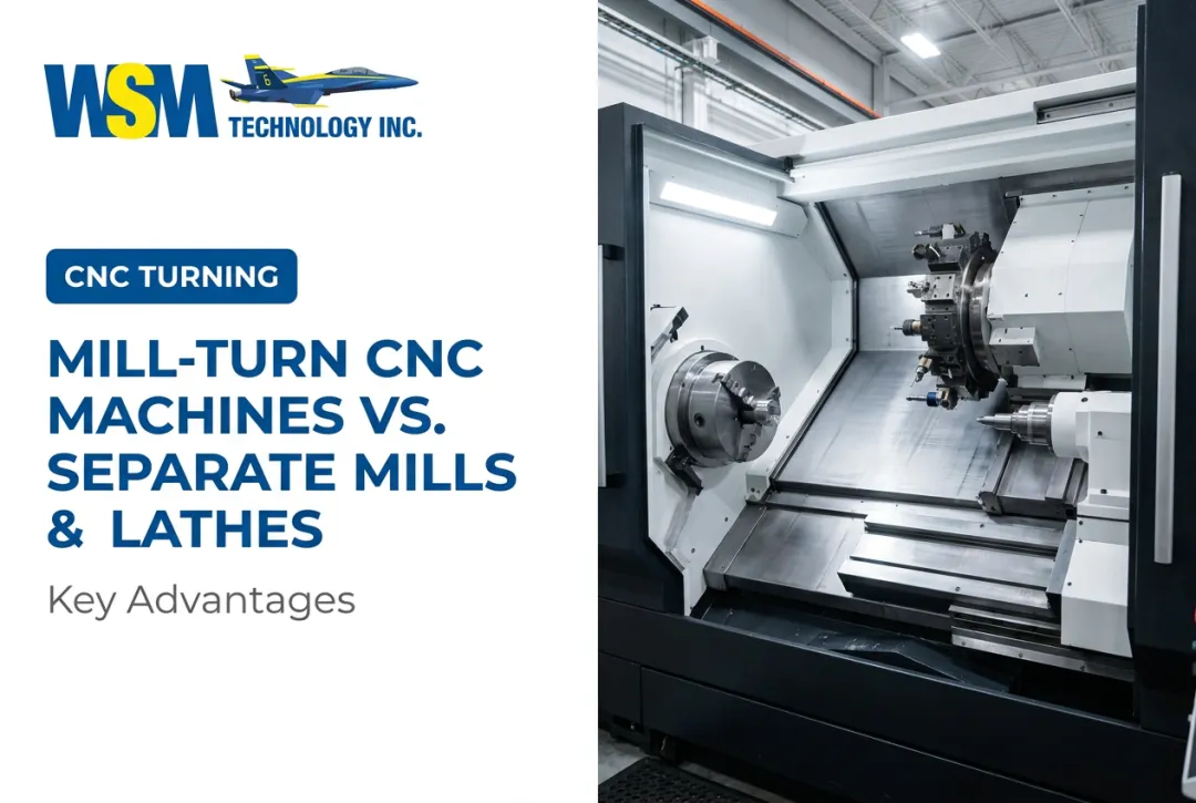 Mill-Turn CNC Machines vs. Separate Mills & Lathes: Key Advantages