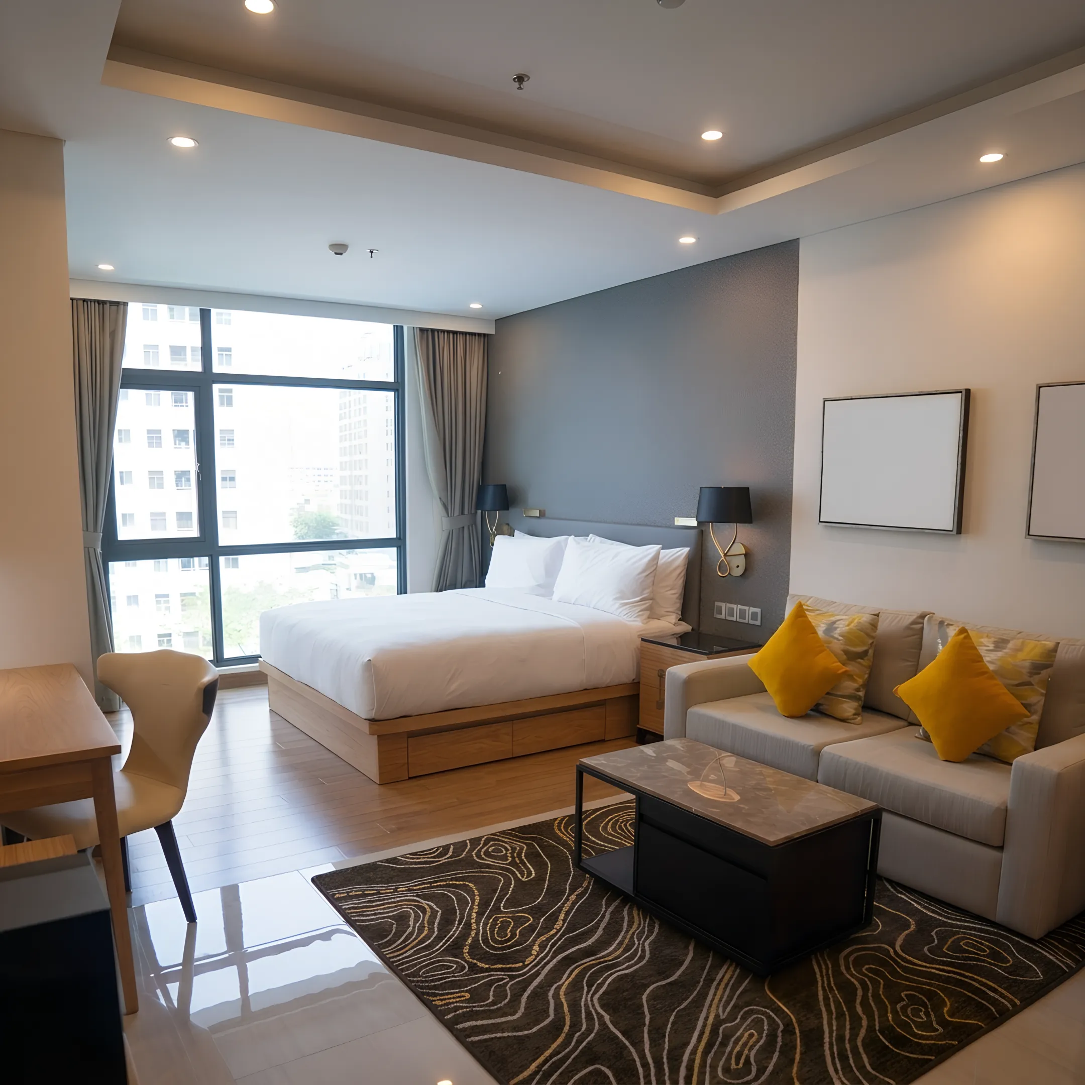 Furnished corporate apartment prepared for an extended business stay in Pittsburgh