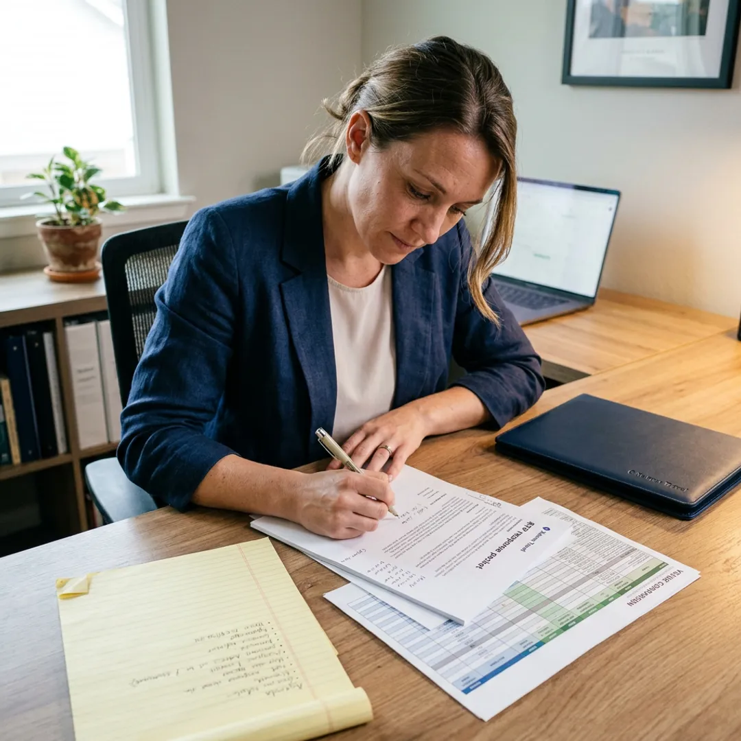 Corporate event planning process with venue proposals