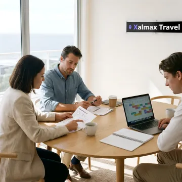 Corporate retreat planning session
