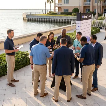 Corporate team building event in Clearwater