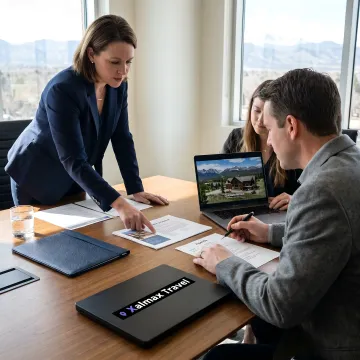 Corporate retreat planning session