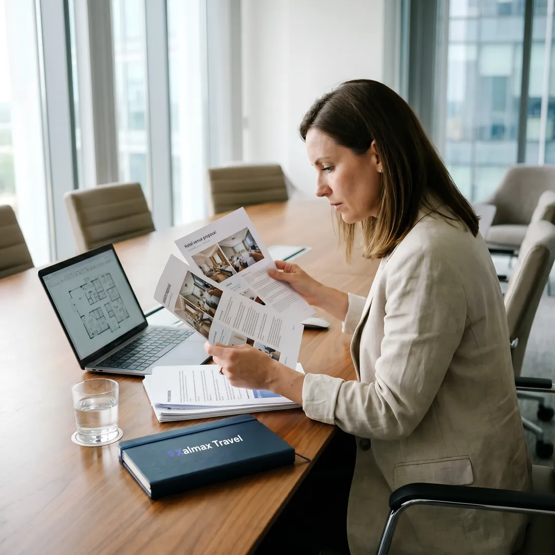 Corporate event venue selection consultation