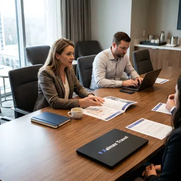 Corporate retreat planning meeting in Atlanta venue
