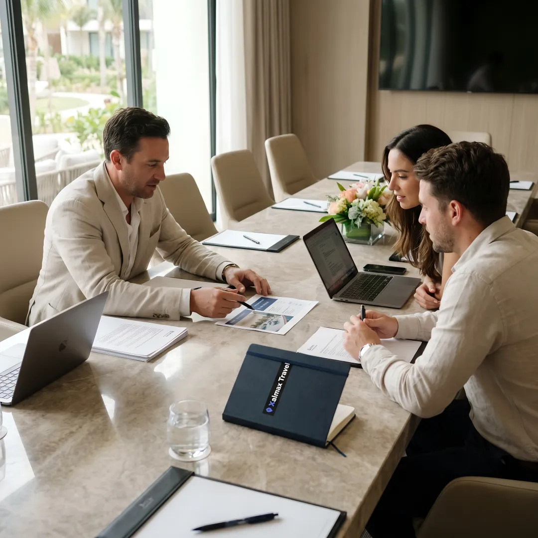 Corporate retreat planning session