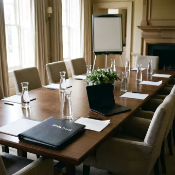 Corporate retreat setup at a private estate venue