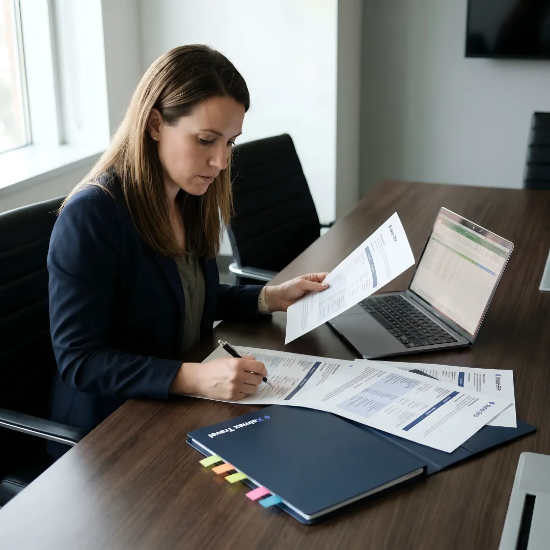 Hotel sourcing process with proposals and contracts