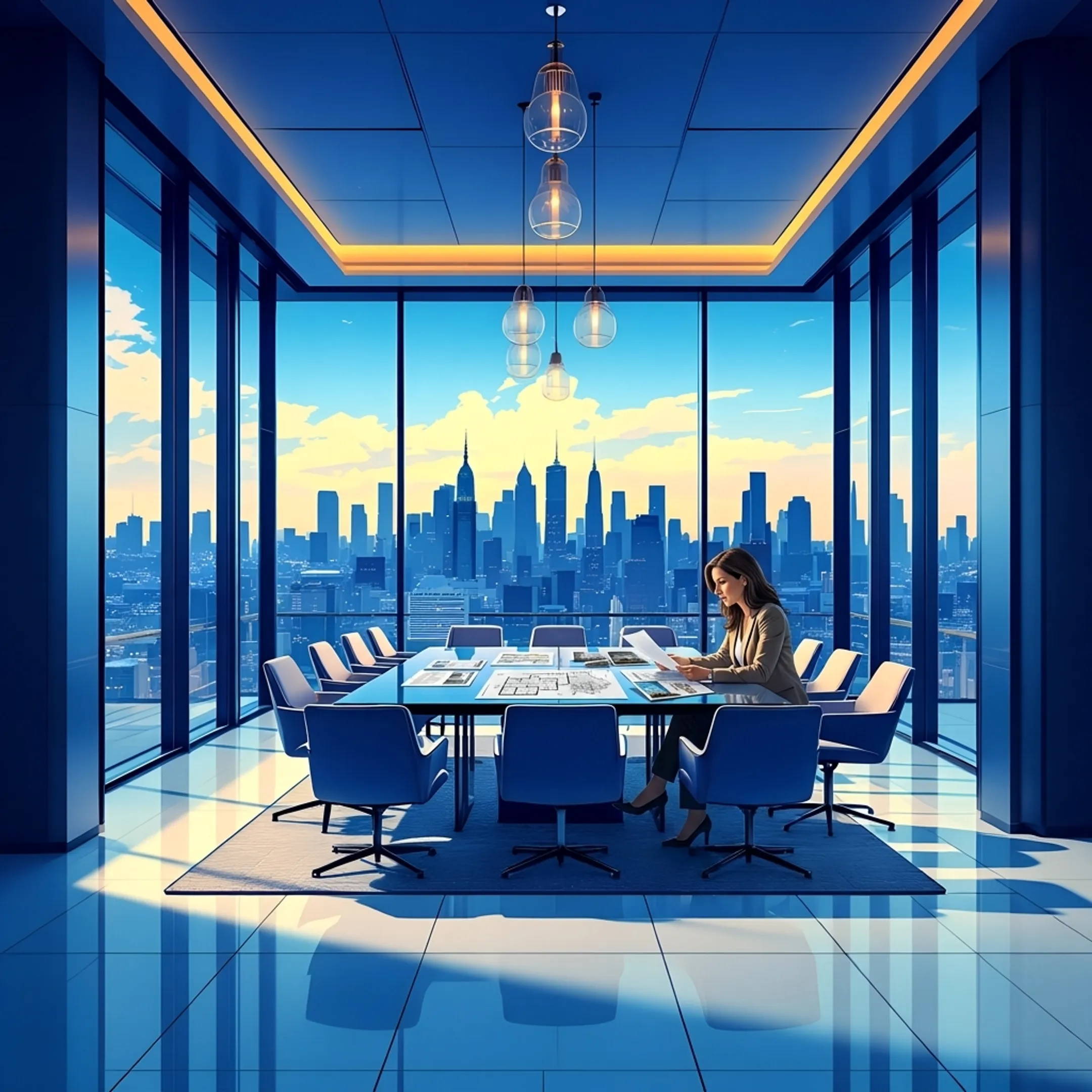 Planner comparing corporate event venues