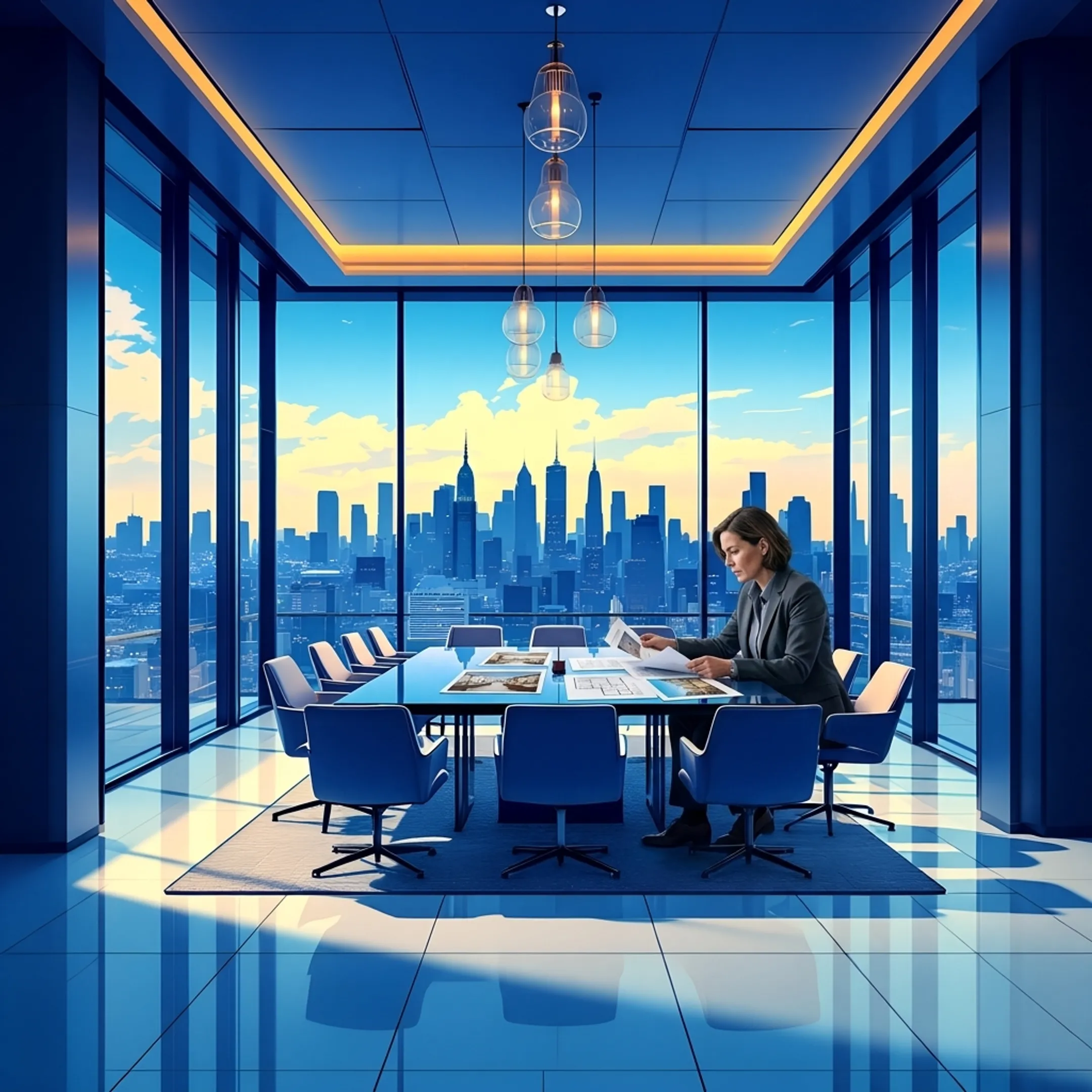 Planner comparing corporate event venue proposals