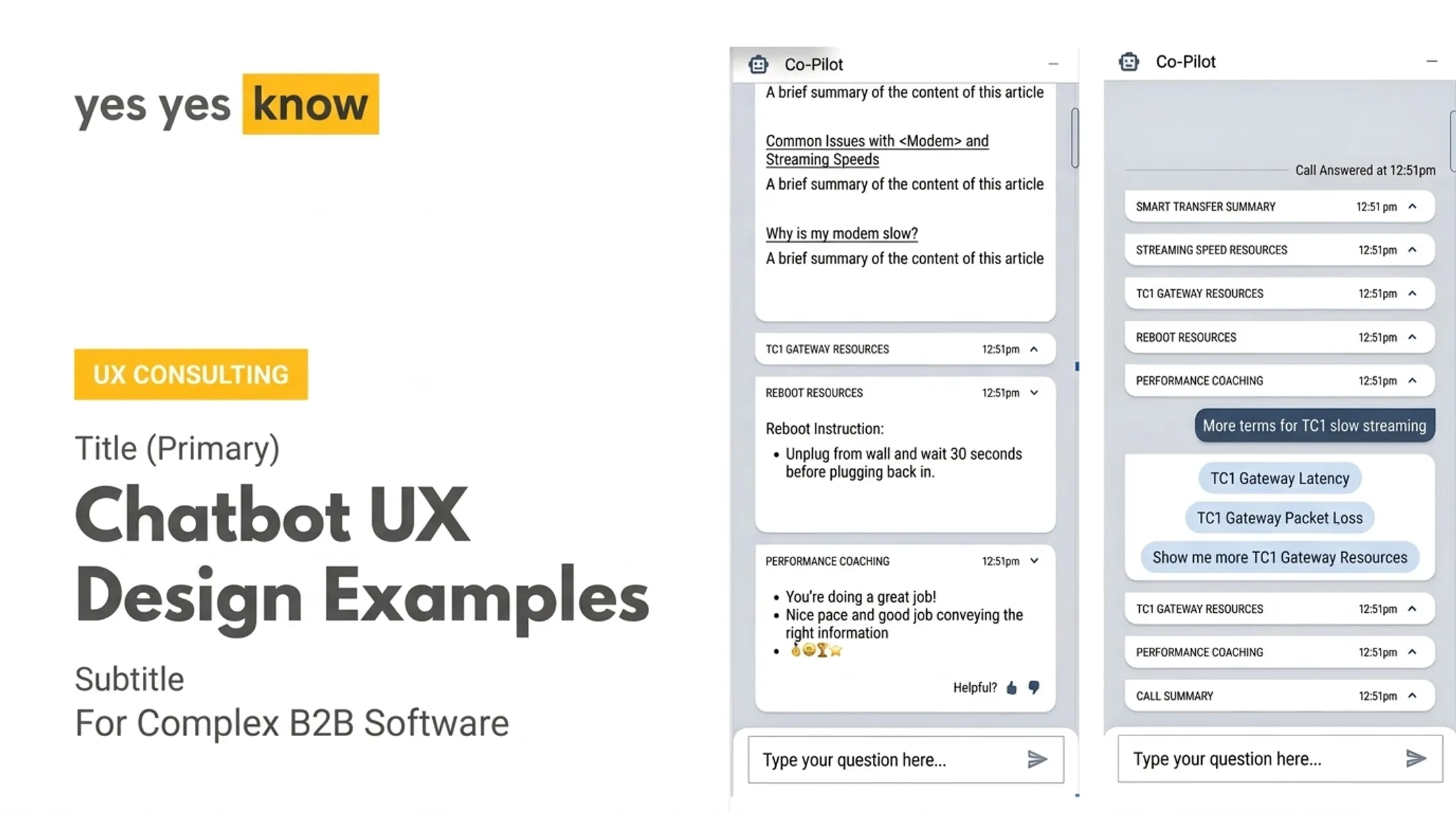 Chatbot UX Design Examples
