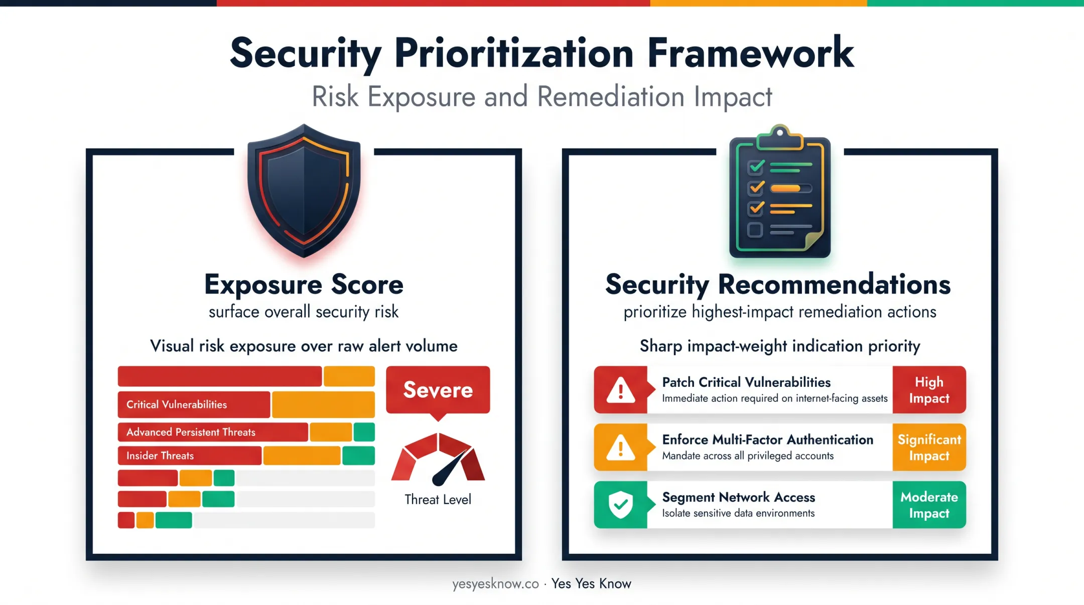 Cybersecurity dashboard prioritizing exposure score and remediation recommendations
