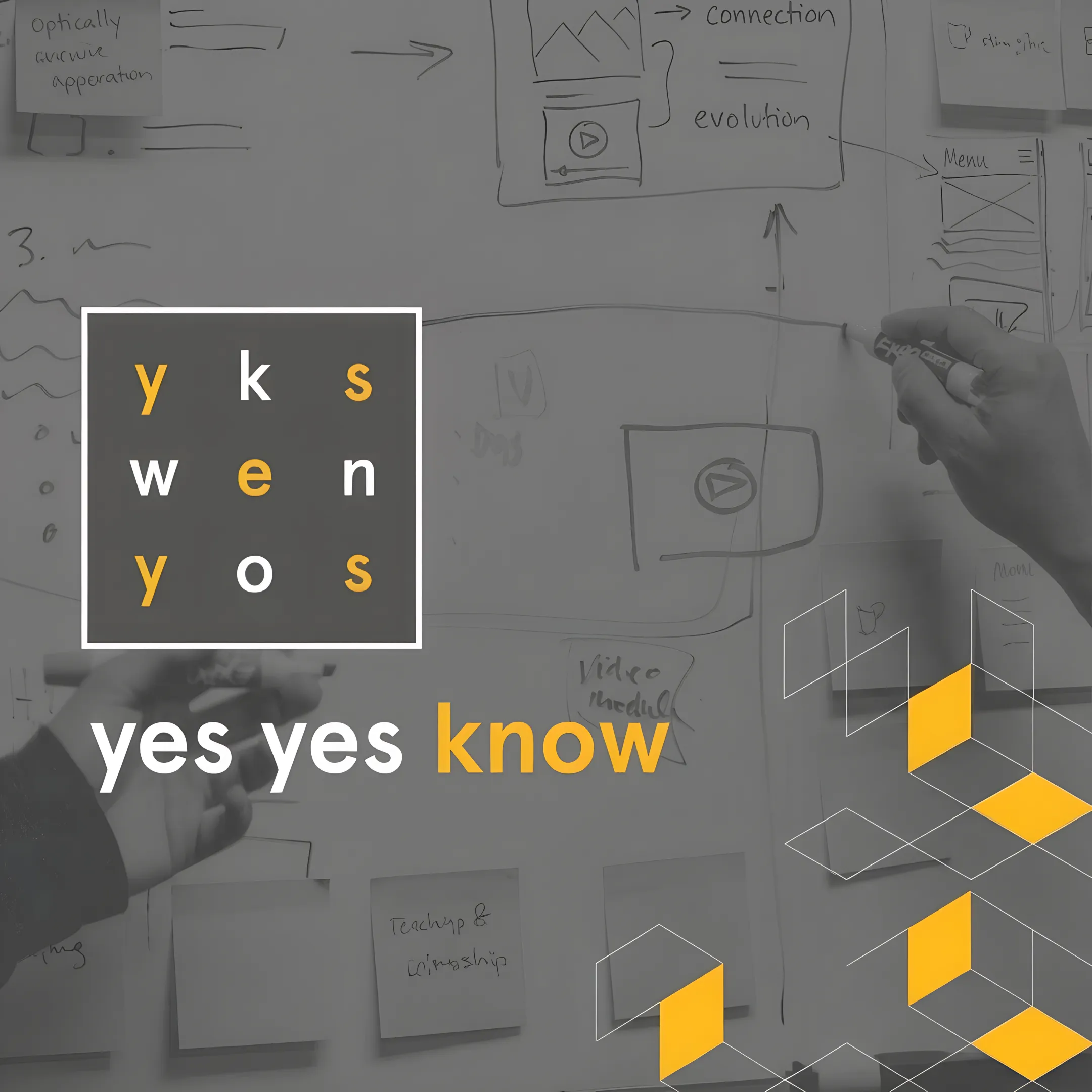 Design consultants reviewing a complex B2B software interface with research notes and wireframes