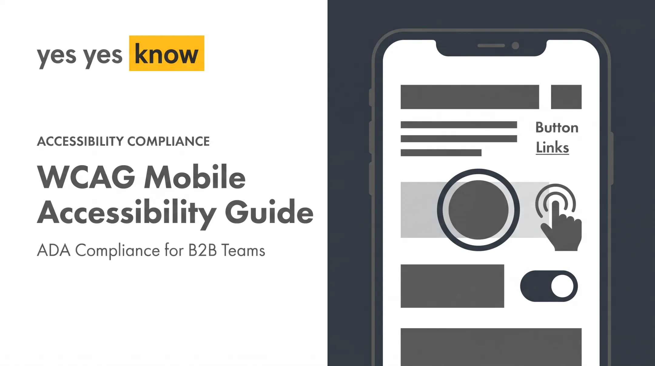 WCAG Mobile Accessibility Guide