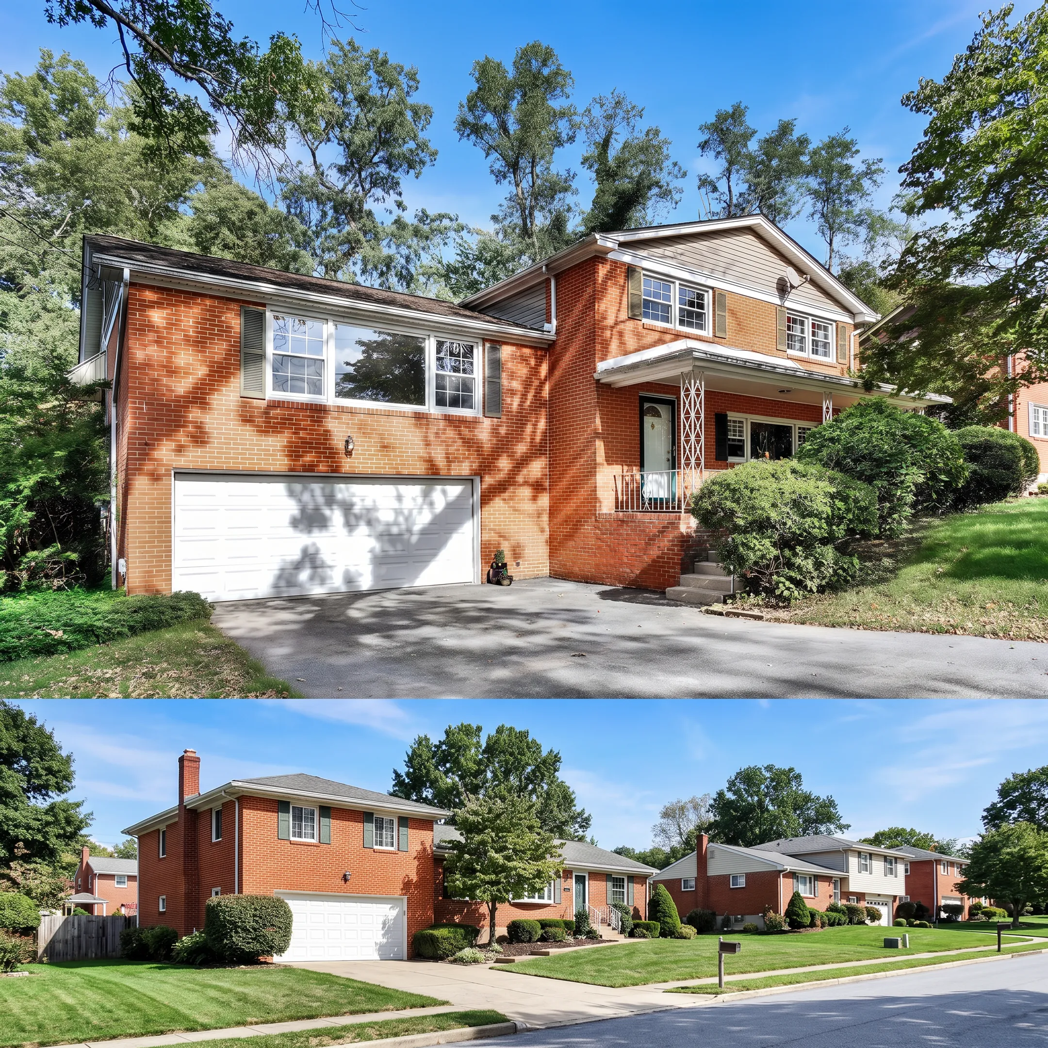 Homes and residential streets in Wyndham Hills, York, Pennsylvania