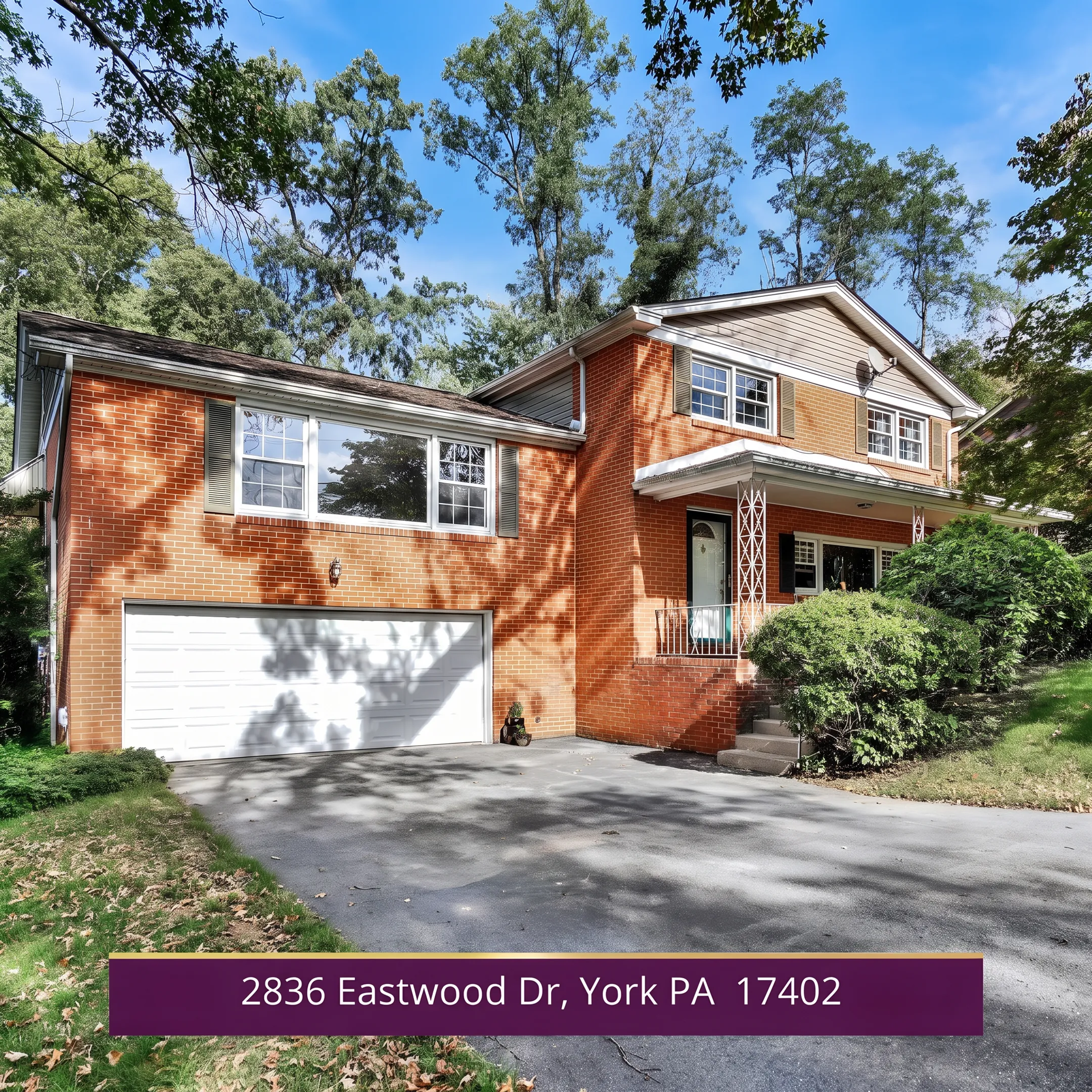 York, PA home for sale presented in an online real estate listing