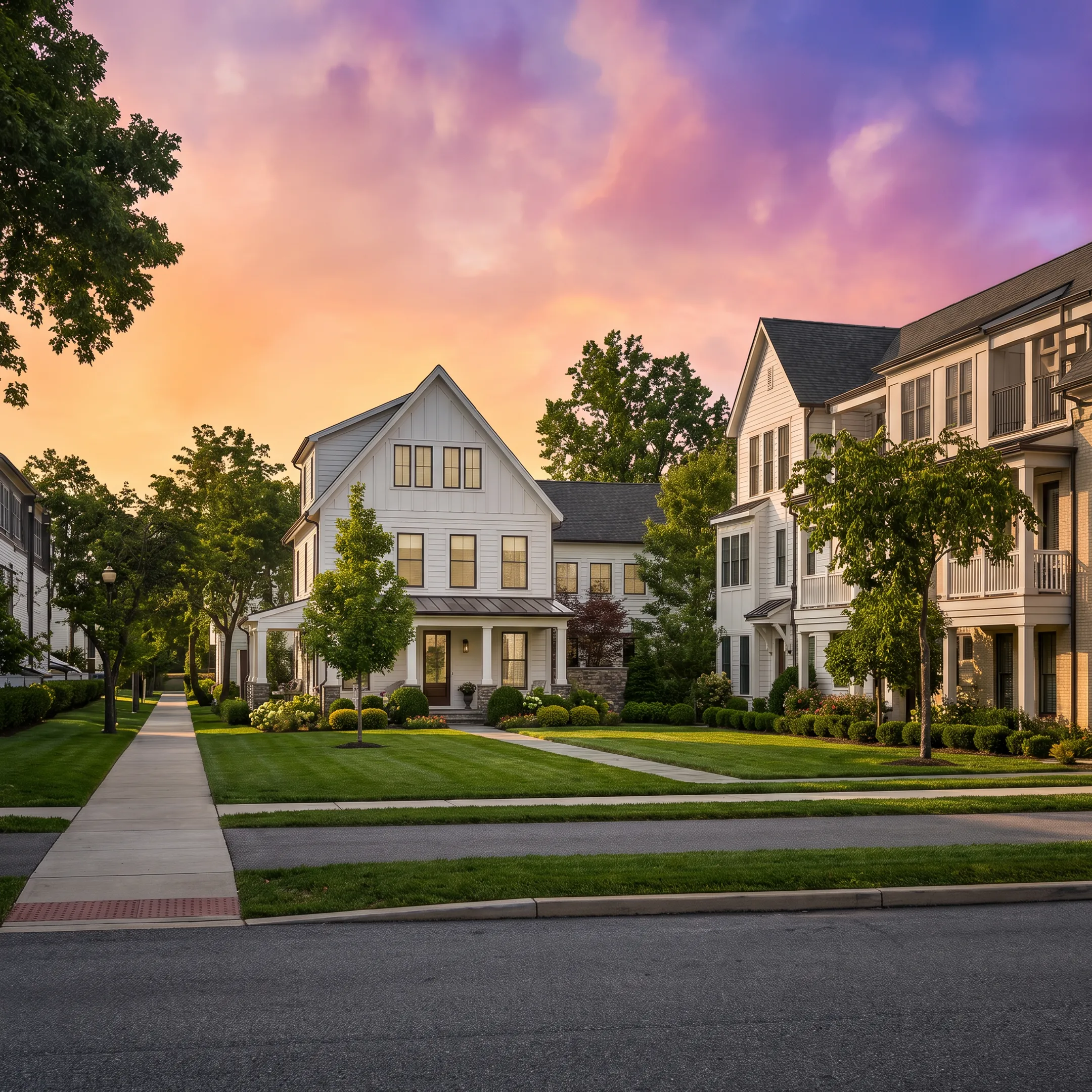 Luxury home exterior in York, Pennsylvania