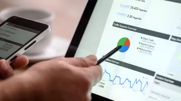 marketing agency dashboard displaying auto dealership traffic and lead growth results