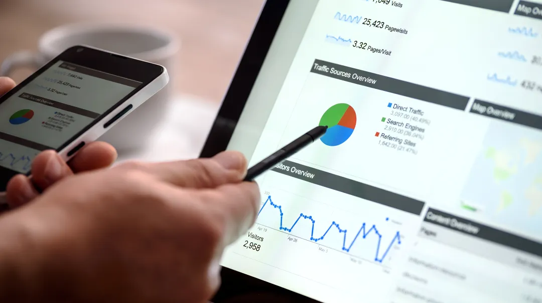 Car dealership digital marketing case study dashboard showing lead and ROI growth