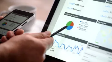 Car dealership digital marketing case study dashboard showing lead and ROI growth