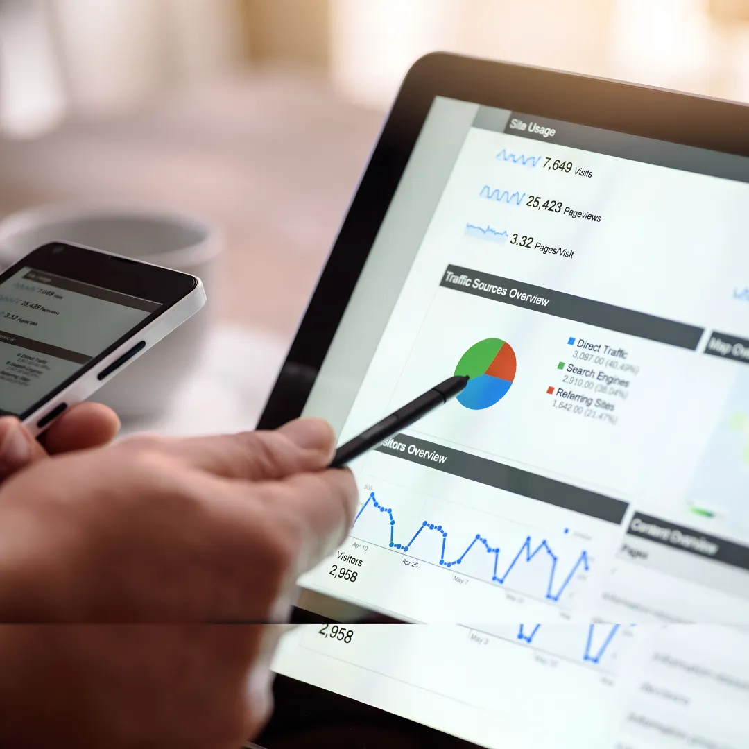 Digital marketing specialist analyzing dealership campaign performance