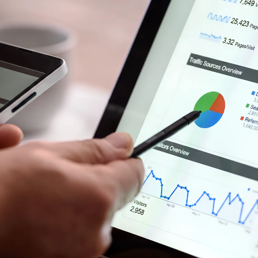 SEO specialist planning a keyword strategy