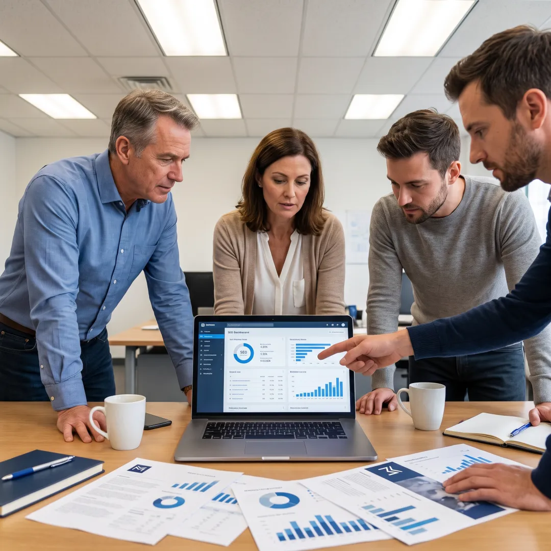 Team planning an off-page SEO strategy