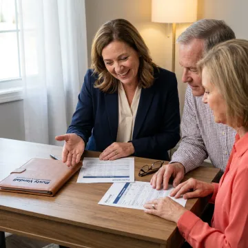 Medicare advisor helping a couple turning 65