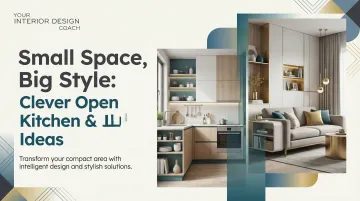 Cover image for Small Space, Big Style: Clever Open Kitchen and Living Room Ideas