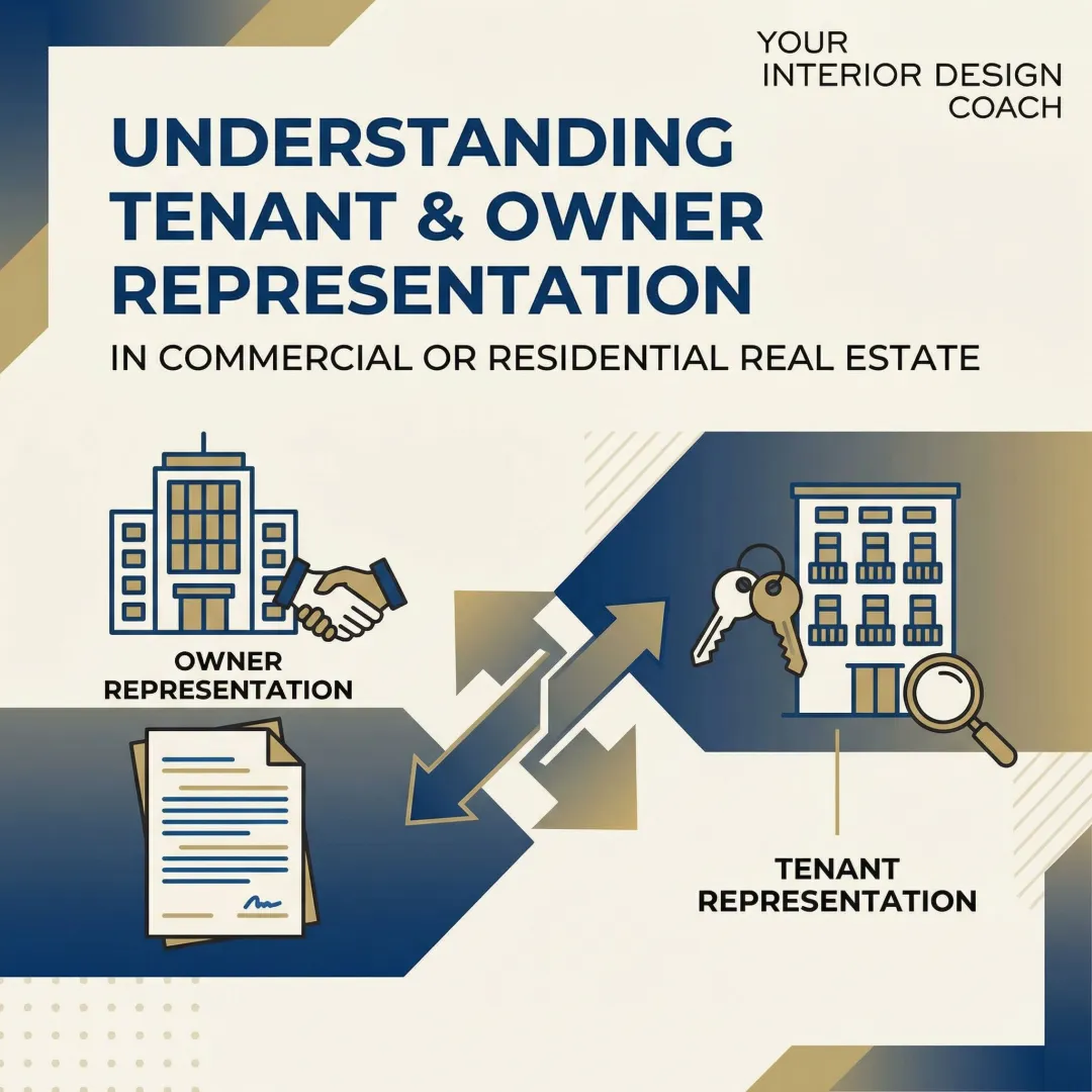 Understanding tenant and owner representation in commercial or residential real estate