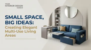 Cover image for Small Space, Big Ideas: Creating Elegant Multi-Use Living Areas