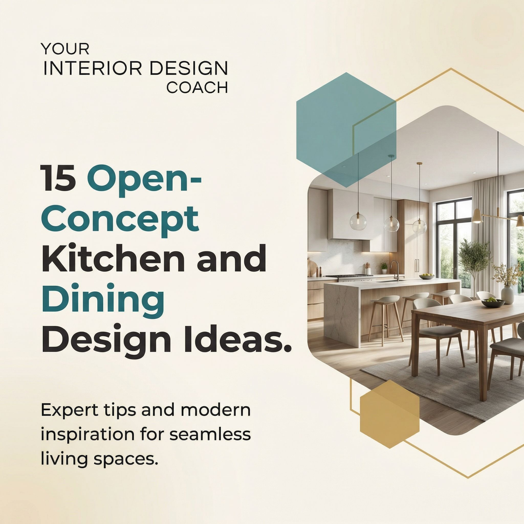 15 Open-Concept Kitchen and Dining Design Ideas