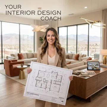 Professional space planning consultation showing room layout design in Las Vegas home