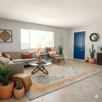 Modern Las Vegas living room interior