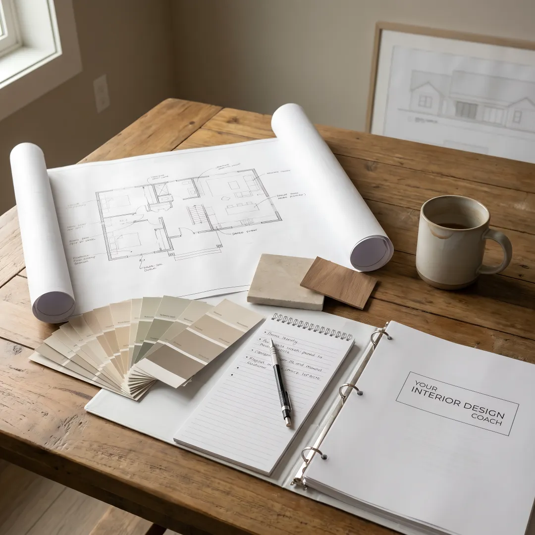 Kitchen remodel planning process with homeowner and designer