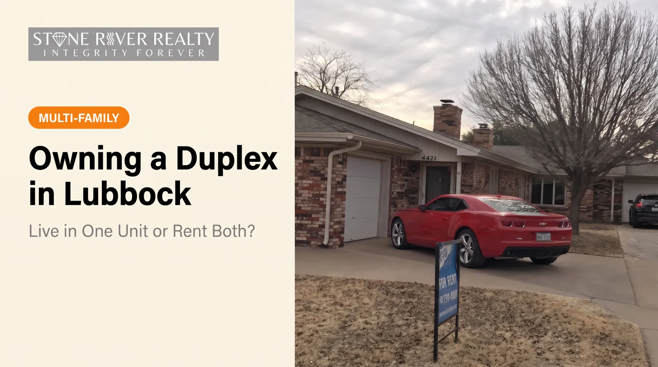 Owning a Duplex in Lubbock: Live in One Unit or Rent Both?