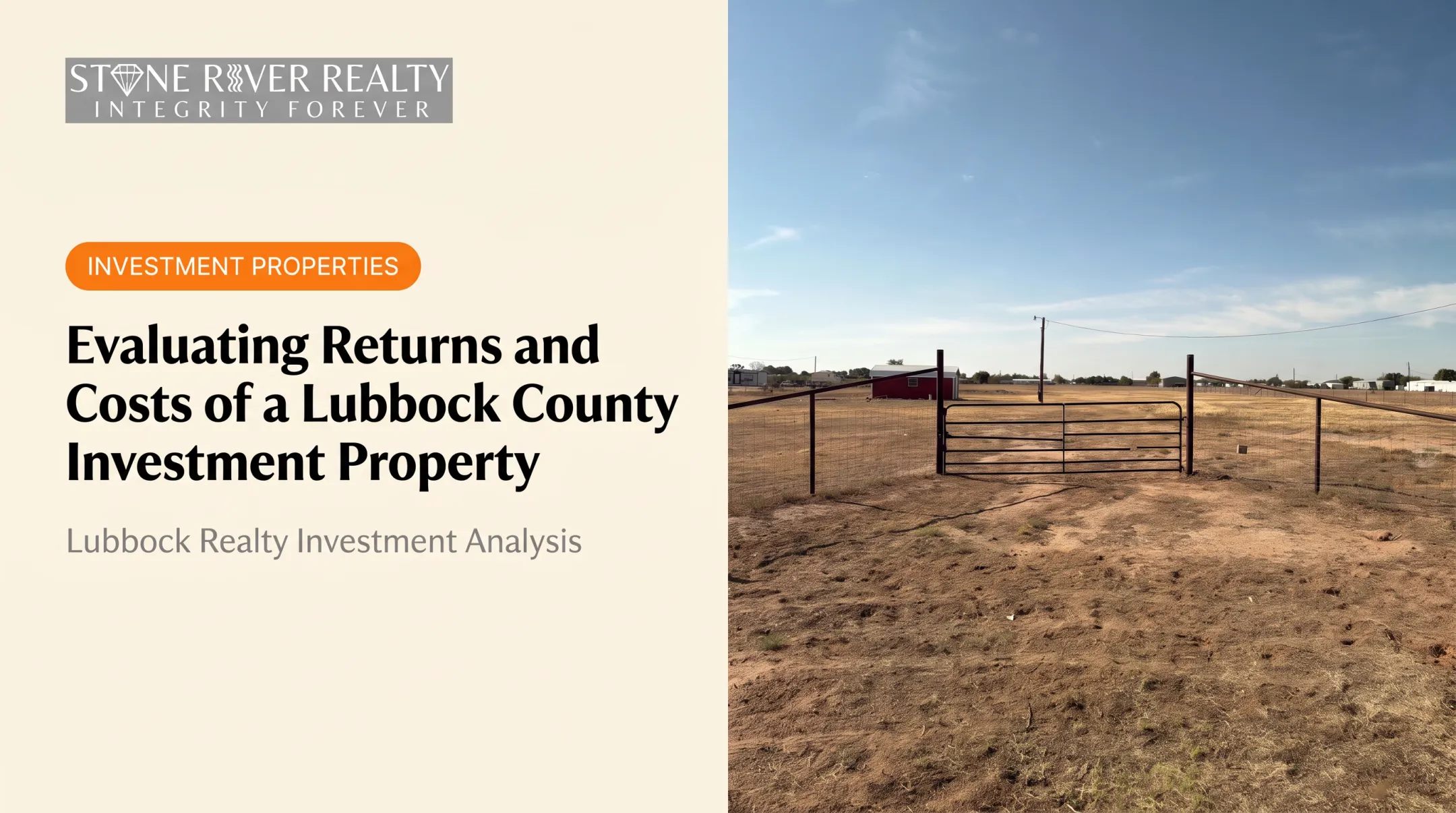 Evaluating Returns and Costs of a Lubbock County Investment Property