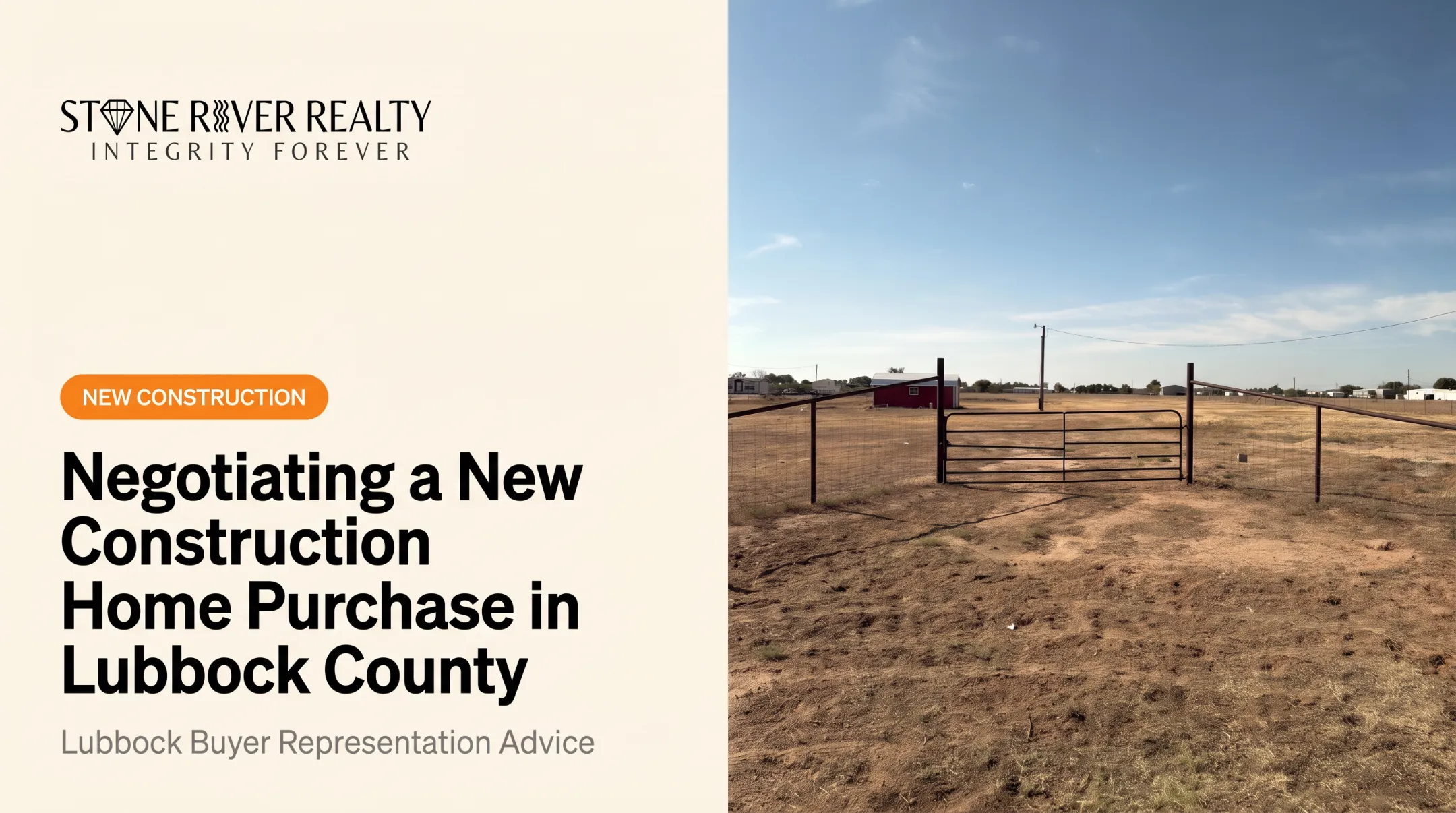 Negotiating a New Construction Home Purchase in Lubbock County