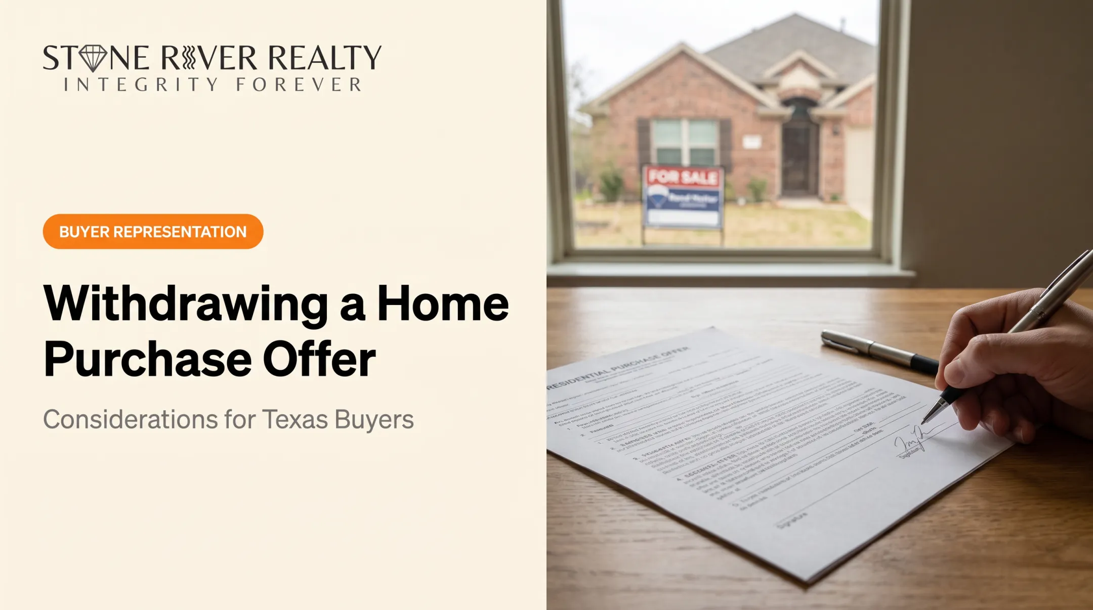 Withdrawing a Home Purchase Offer: Considerations for Texas Buyers