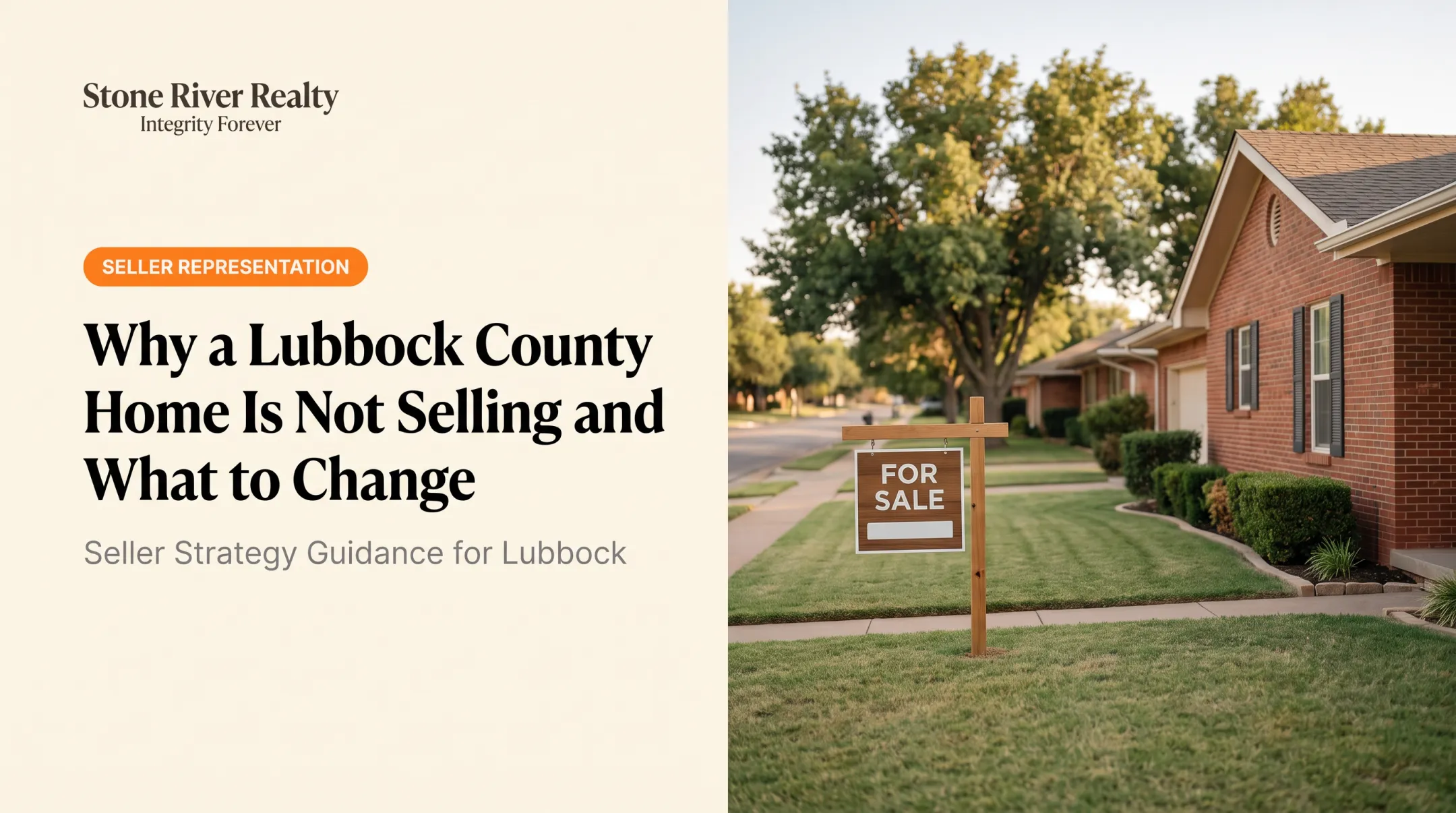 Why a Lubbock County Home Is Not Selling and What to Change
