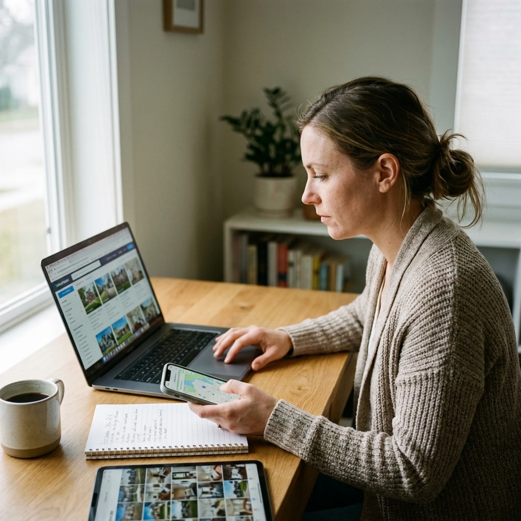 Real estate listing search