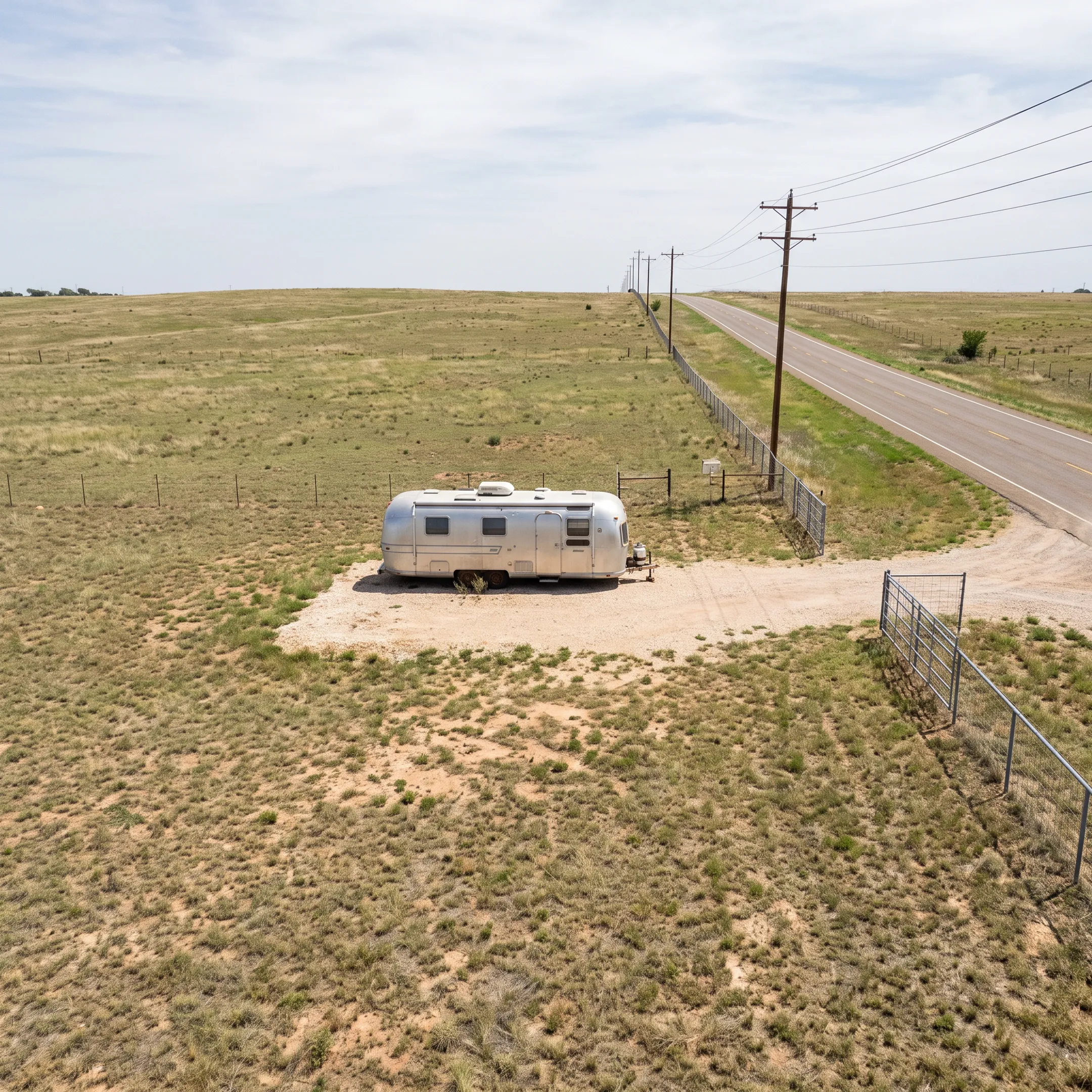 Travel-trailer placement land