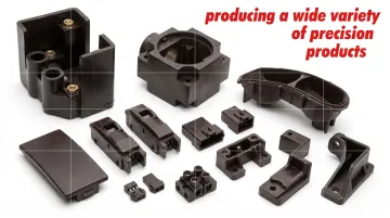 Circuit breaker thermoset injection molded components in multi-cavity production environment
