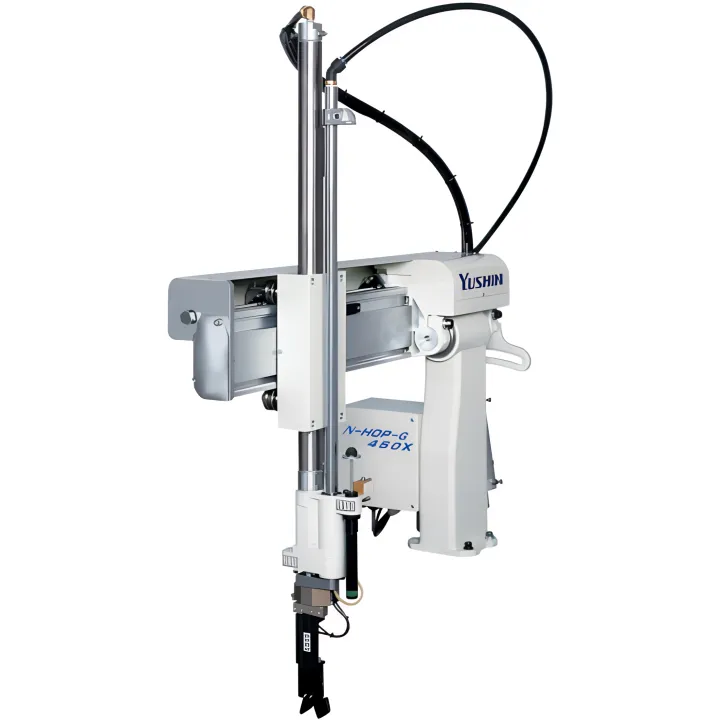 N-HOP: Single-Axis Servo Swing Type Runner Take-out Robots
