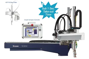 3-Axis Linear Actuator Injection Molding Robot (YD-0310 Servo Picker)