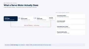 What a Servo Motor Does in a Robot