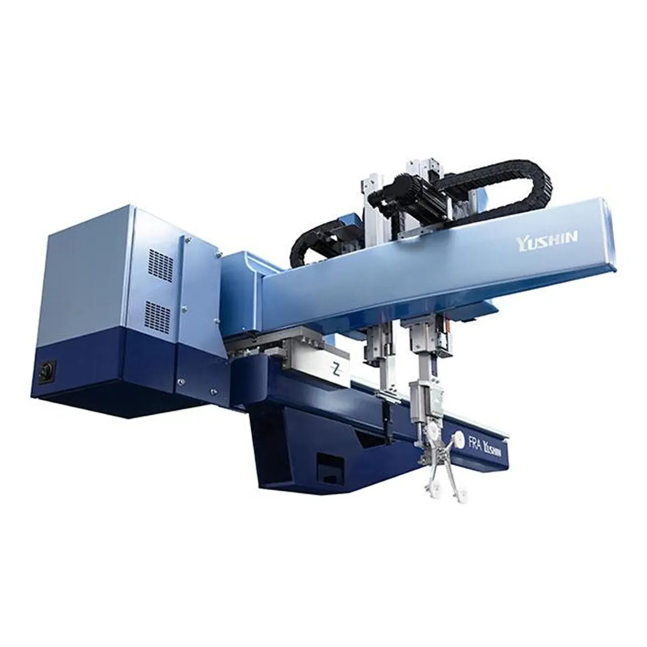 Injection molding robot supporting precision tooling operations