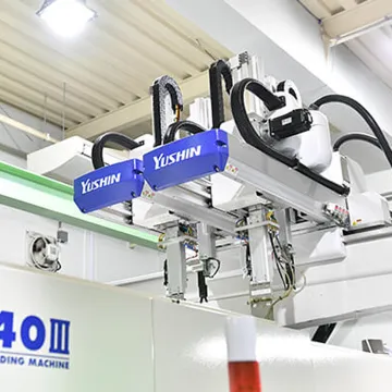 Automation engineer reviewing robotic integration process