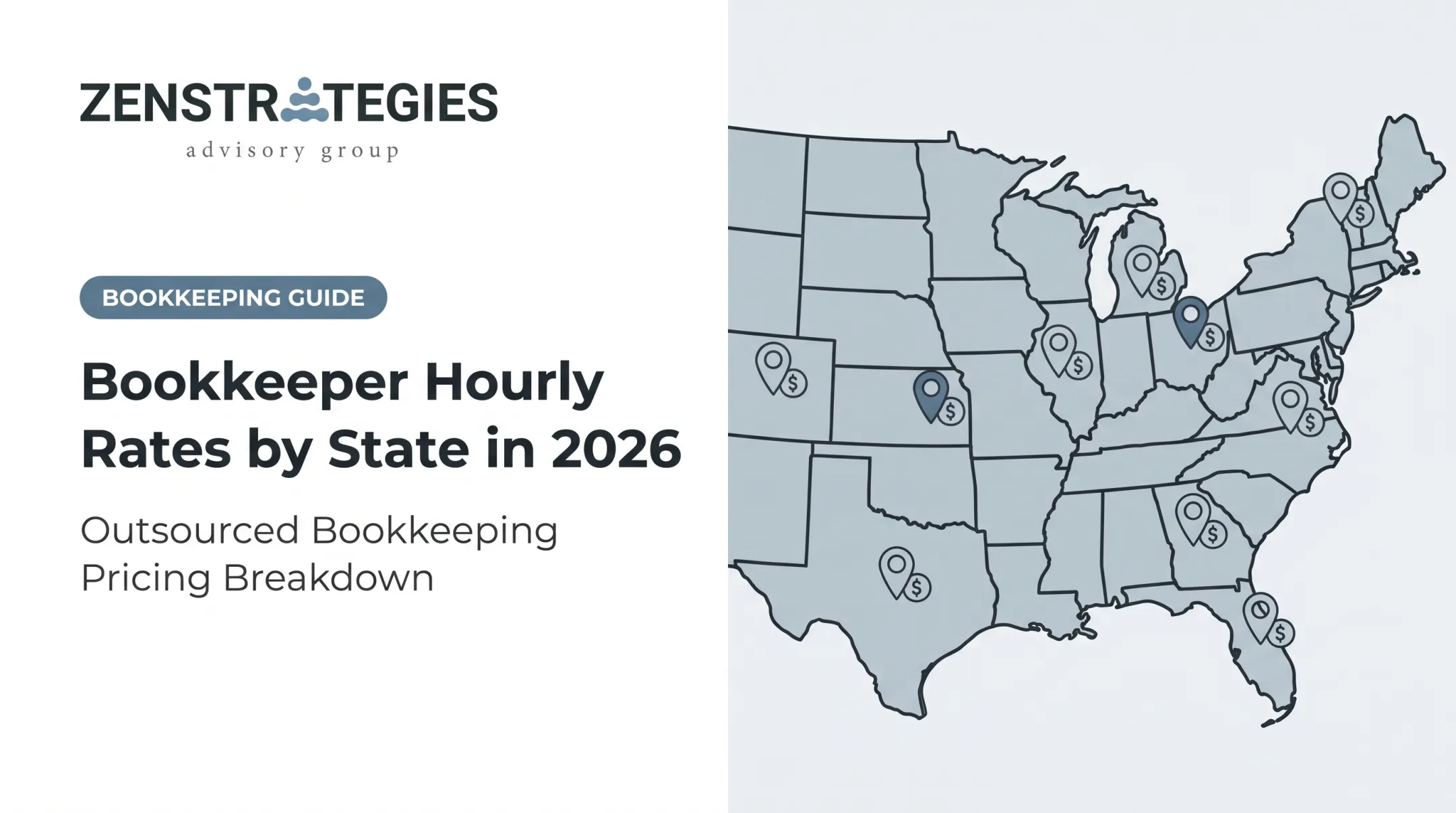 Bookkeeper Hourly Rates by State in 2026